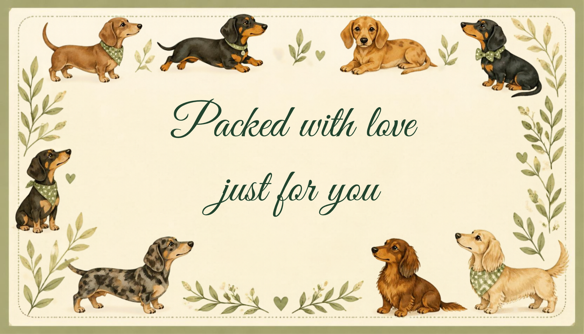 Dachshund Dog lover self care gift Box for her