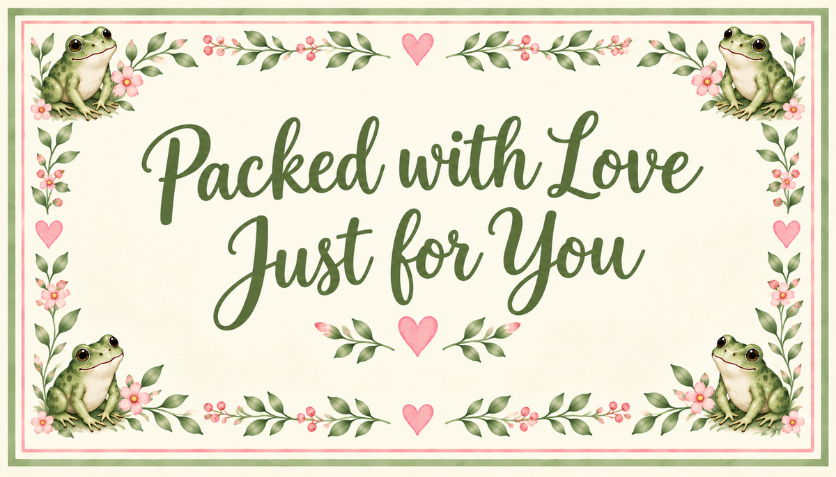 FROG lover self care gift Box for her