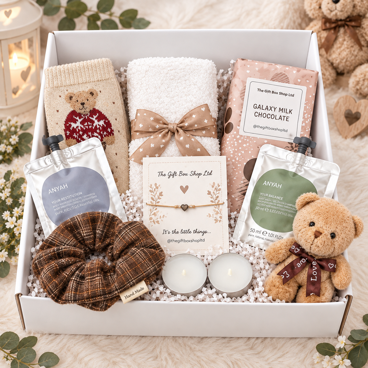 Bear Hug In a box, Get well soon, Thinking of you