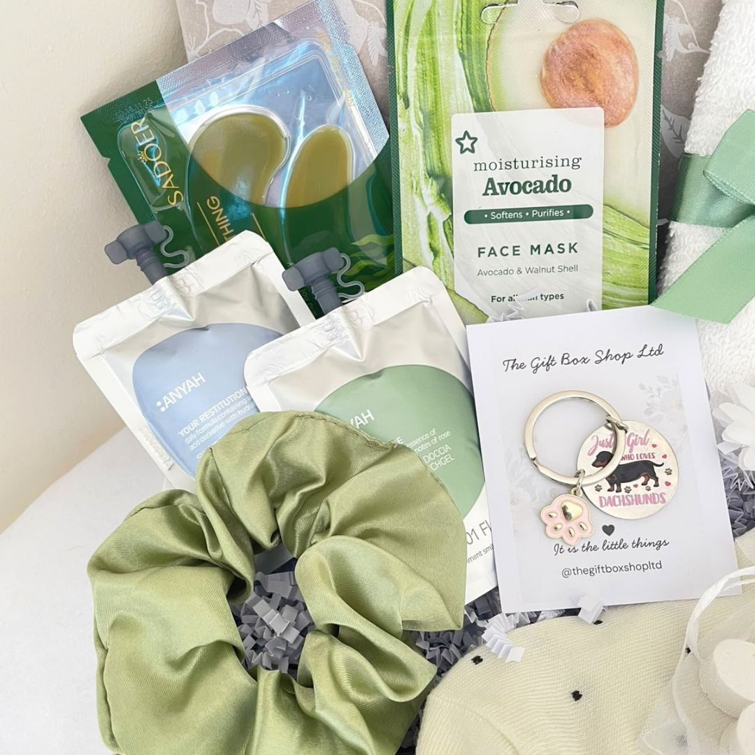 Dachshund Dog lover self care gift Box for her