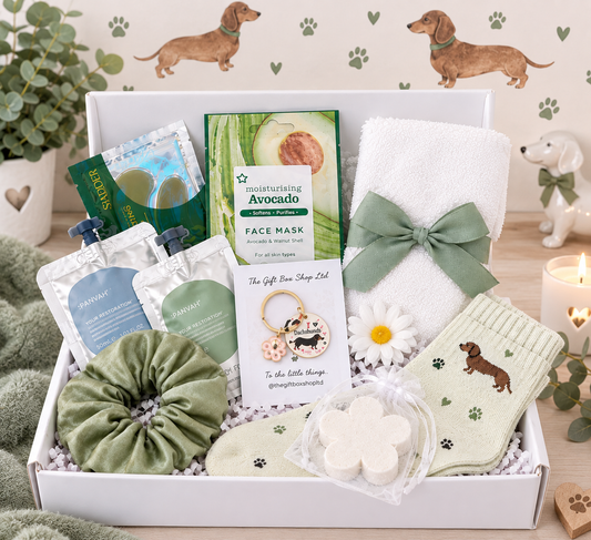 Dachshund Dog lover self care gift Box for her
