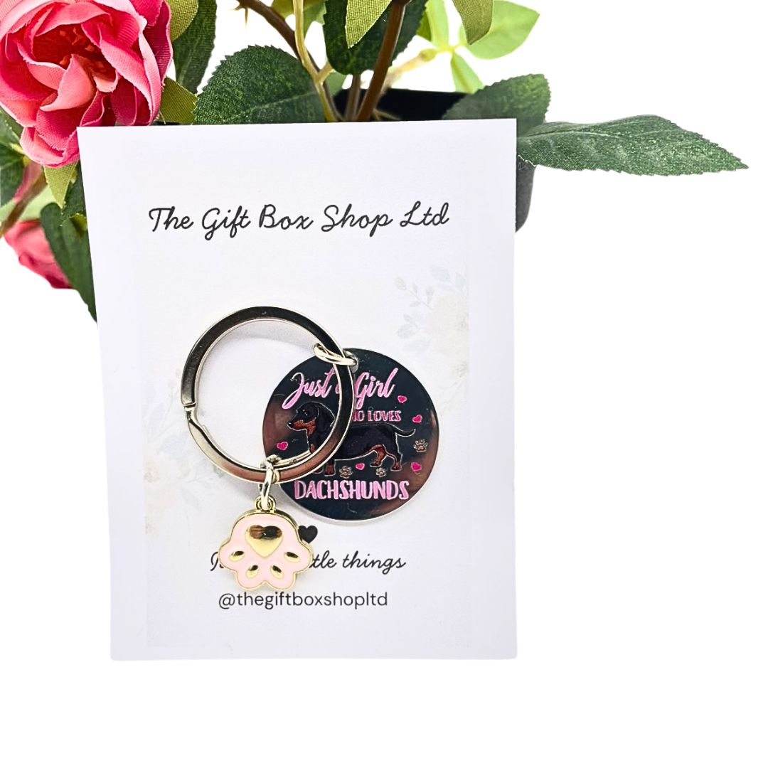 Dachshund Dog lover self care gift Box for her