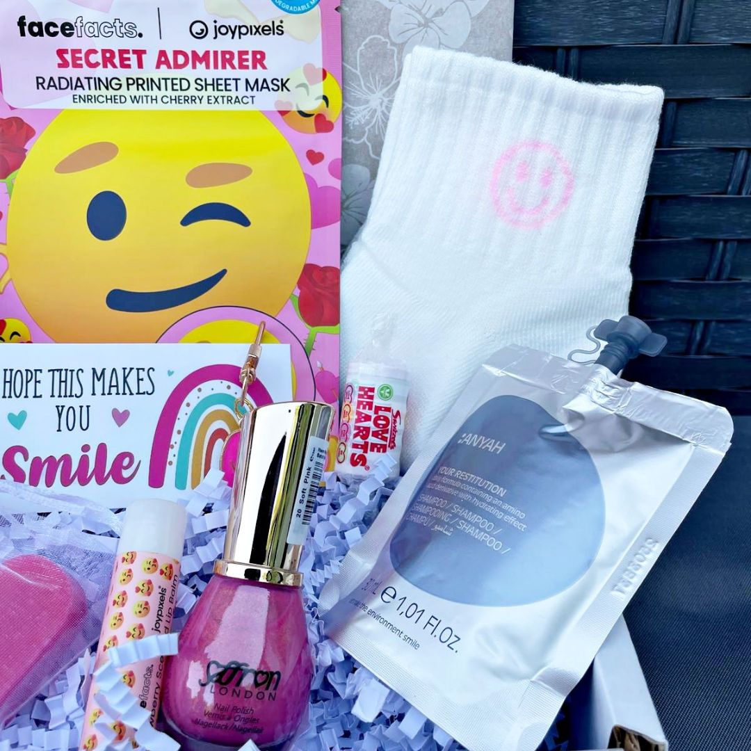 Emoji Teenage Girls Birthday Christmas Pamper Hamper for Self Care