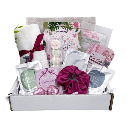 Pink Ladies Pamper Hamper Gift Box for Birthday