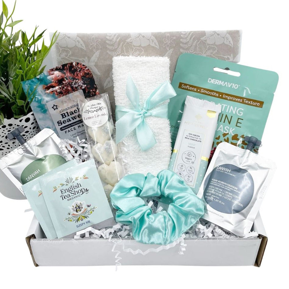 Vegan Get well Self Care Gift Basket For Her